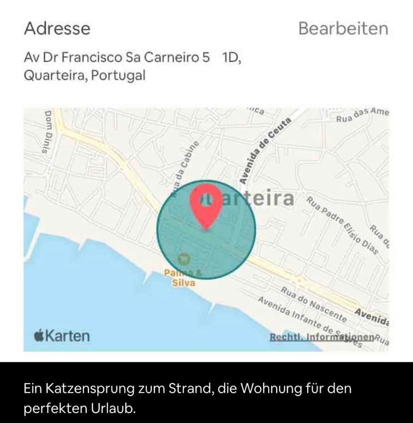 Eine Wohnung Fuer Den Perfekten Urlaub !!! Quarteira Eksteriør bilde